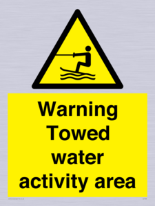WL7468: Warning towed water activity area