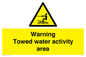 WL7468: Warning towed water activity area