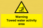 WL7468: Warning towed water activity area