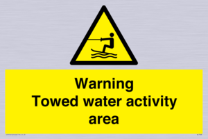 WL7468: Warning towed water activity area