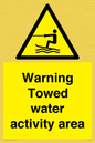 WL7468: Warning towed water activity area