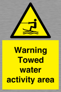 WL7468: Warning towed water activity area