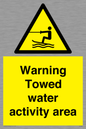 WL7468: Warning towed water activity area