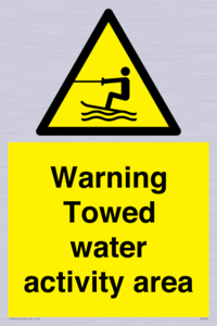 WL7468: Warning towed water activity area
