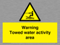 WL7468: Warning towed water activity area