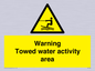 WL7468: Warning towed water activity area