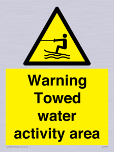 WL7468: Warning towed water activity area