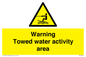 WL7468: Warning towed water activity area
