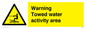 WL7468: Warning towed water activity area
