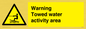 WL7468: Warning towed water activity area