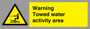 WL7468: Warning towed water activity area