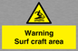 WL7469: Warning surf craft area