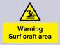 WL7469: Warning surf craft area