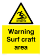 WL7469: Warning surf craft area
