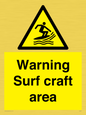 WL7469: Warning surf craft area