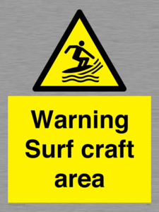 WL7469: Warning surf craft area