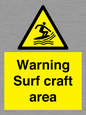 WL7469: Warning surf craft area