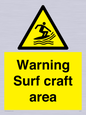 WL7469: Warning surf craft area