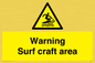 WL7469: Warning surf craft area