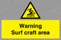 WL7469: Warning surf craft area