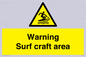 WL7469: Warning surf craft area