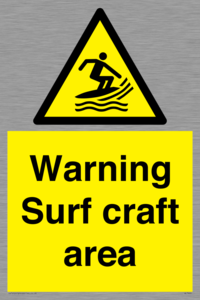 WL7469: Warning surf craft area