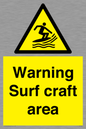 WL7469: Warning surf craft area