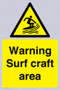 WL7469: Warning surf craft area