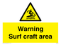 WL7469: Warning surf craft area
