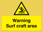 WL7469: Warning surf craft area
