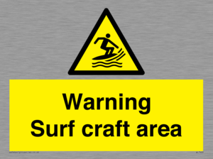 WL7469: Warning surf craft area