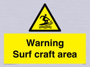 WL7469: Warning surf craft area