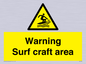 WL7469: Warning surf craft area