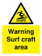 WL7469: Warning surf craft area