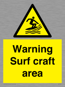 WL7469: Warning surf craft area