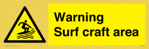 WL7469: Warning surf craft area