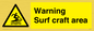 WL7469: Warning surf craft area