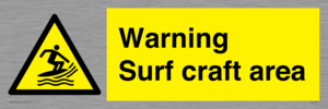 WL7469: Warning surf craft area