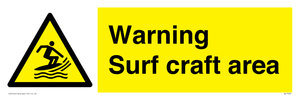 WL7469: Warning surf craft area