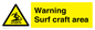 WL7469: Warning surf craft area