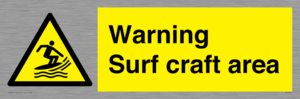 WL7469: Warning surf craft area