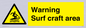 WL7469: Warning surf craft area