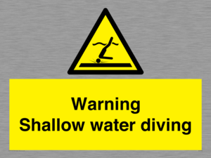 WL7470: Warning shallow water diving