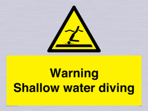 WL7470: Warning shallow water diving