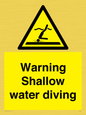 WL7470: Warning shallow water diving