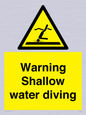 WL7470: Warning shallow water diving
