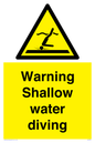 WL7470: Warning shallow water diving