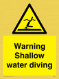 WL7470: Warning shallow water diving
