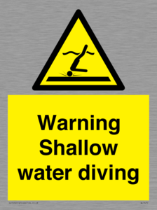 WL7470: Warning shallow water diving