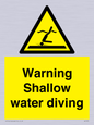 WL7470: Warning shallow water diving